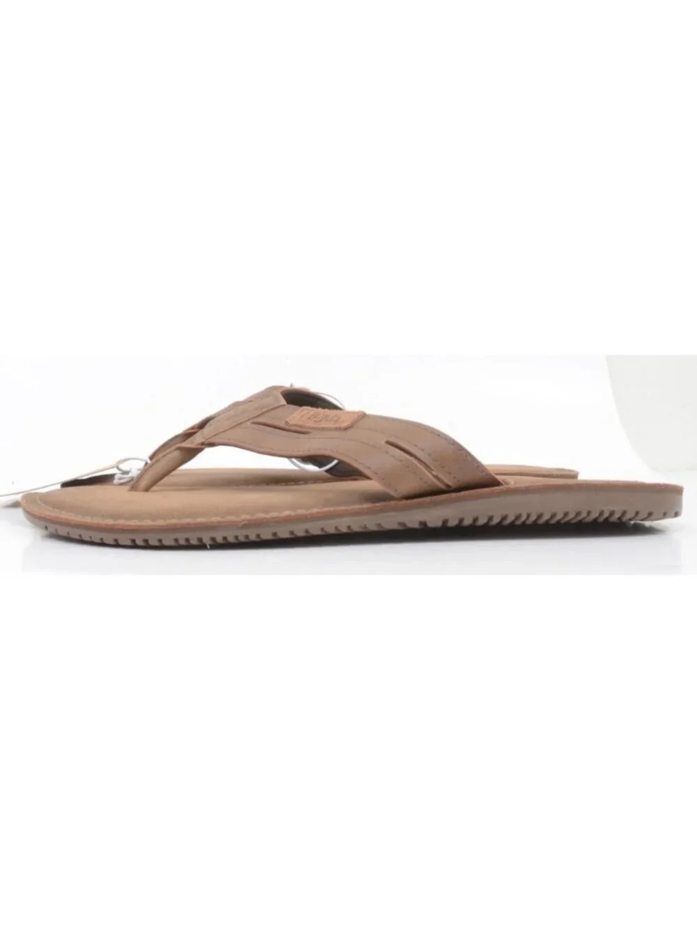 NWT Flojos Men's 11 Alonzo Flip-Flop Sandal Leather Slip-On Thong Slide